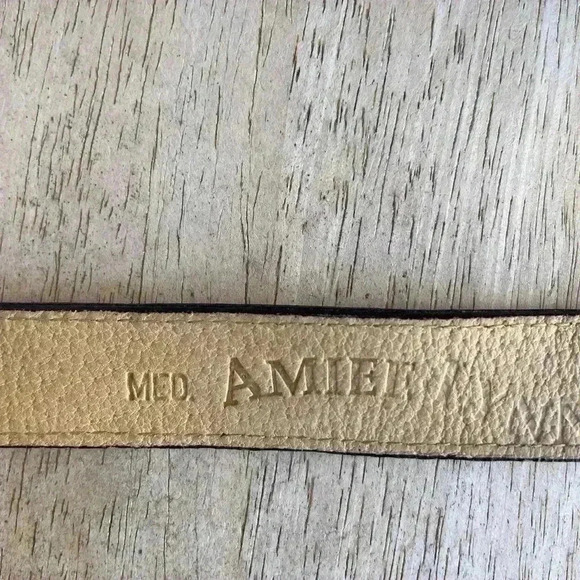 Amiee Lynn women’s leopard print belt size Medium squared buckle preloved - Picture 3 of 8